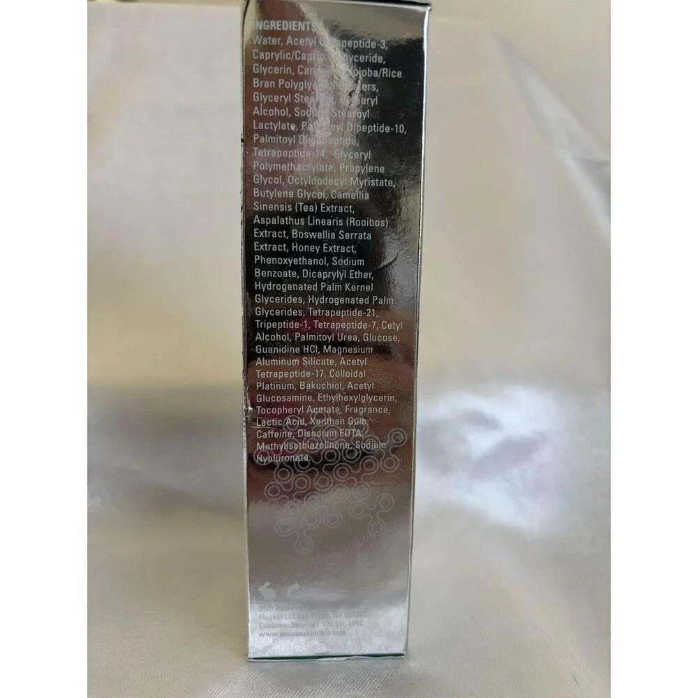 Serious Skincare Pure Pep Creme Riche 30% Pure Peptide Neuropeptide Cream 4 oz.